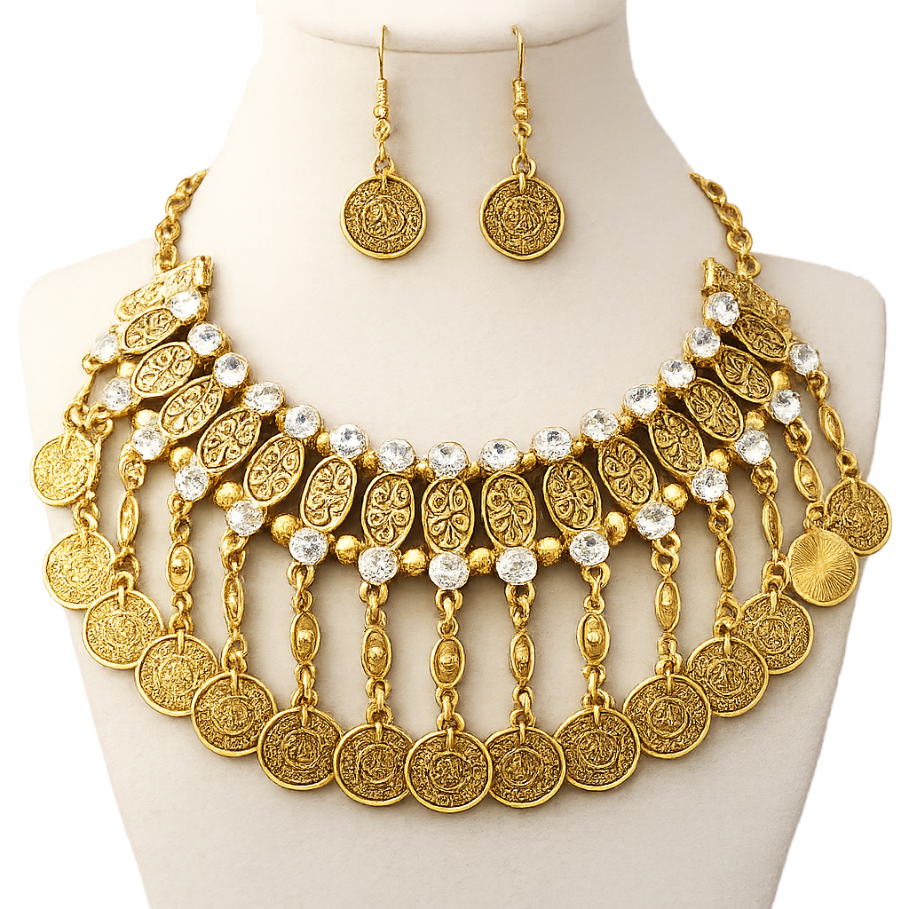 Antique Afagani Necklace Set