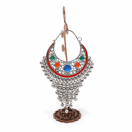 Traditional Pearls Hoop Earrings