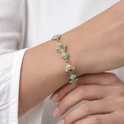Antique Diamond  Shape Bracelet