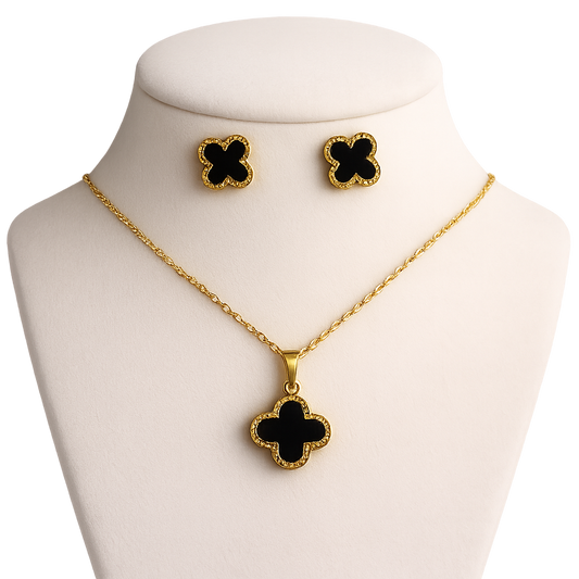 black Heritage Clover Set (stainless steal)