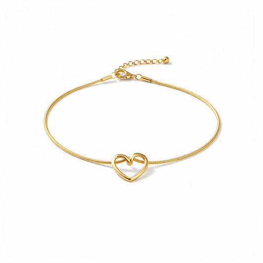 Heartline bracelet ( stainless steel )