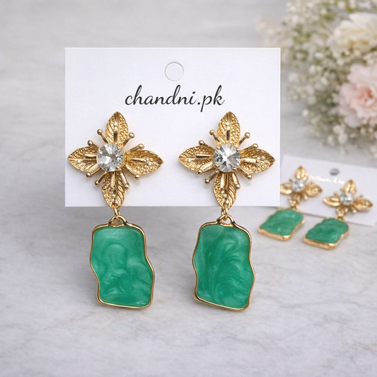 Petal Glow drop Earrings