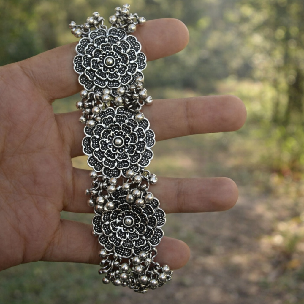 Antique flower   Shape afgani  Bracelet