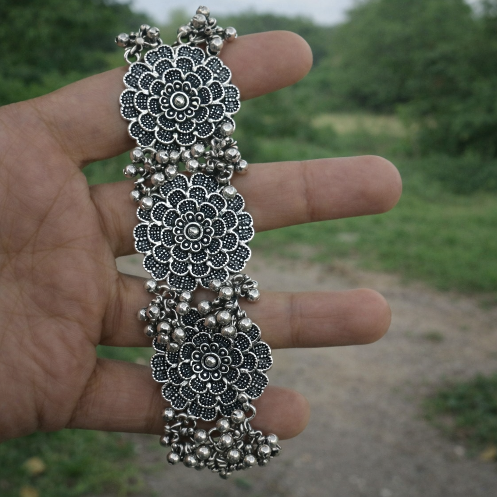Antique flower   Shape afgani  Bracelet