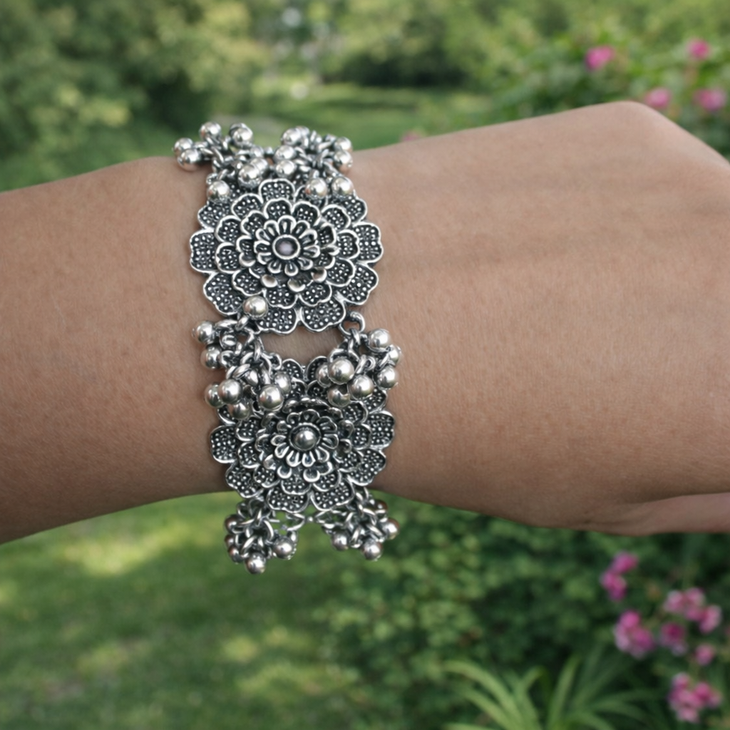 Antique flower   Shape afgani  Bracelet