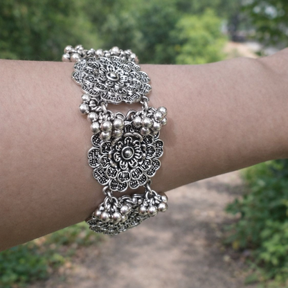 Antique flower   Shape afgani  Bracelet