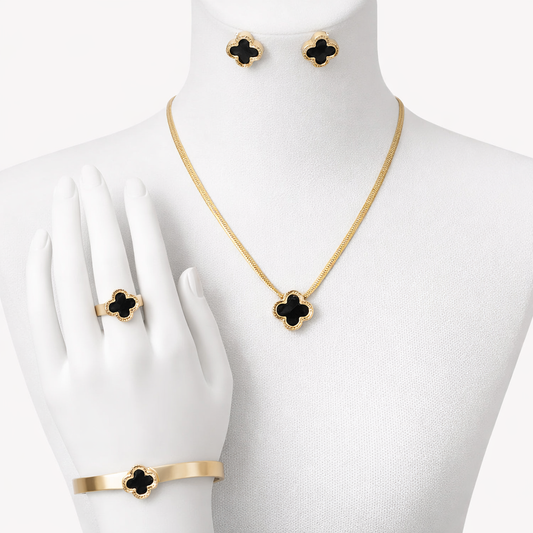 black Heritage Clover full  Set (stainless steal)