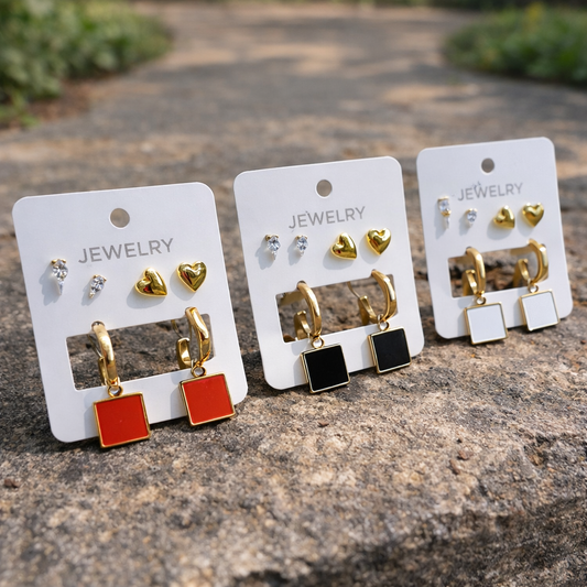 3 Pair of  Earrings   Set