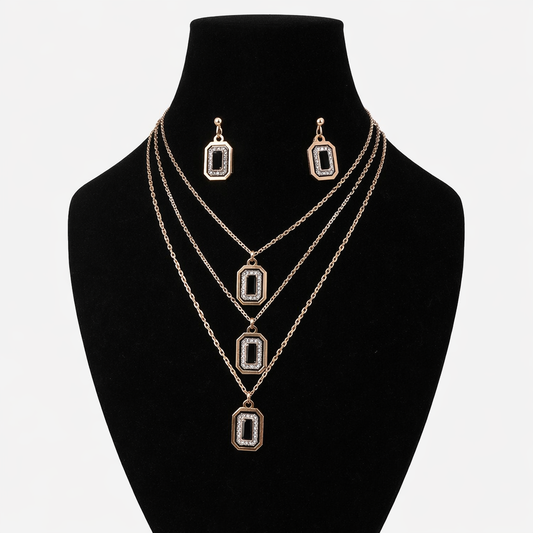 Triple Grace Layered Necklace Set