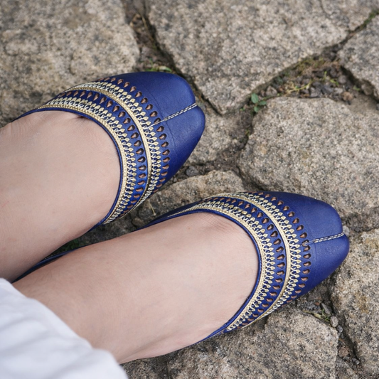 Blue casual   Khussa
