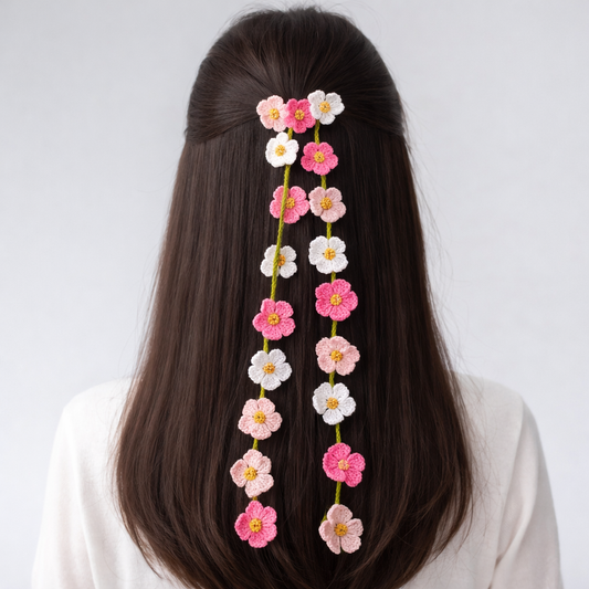 Bloom Tassel Hair Clip