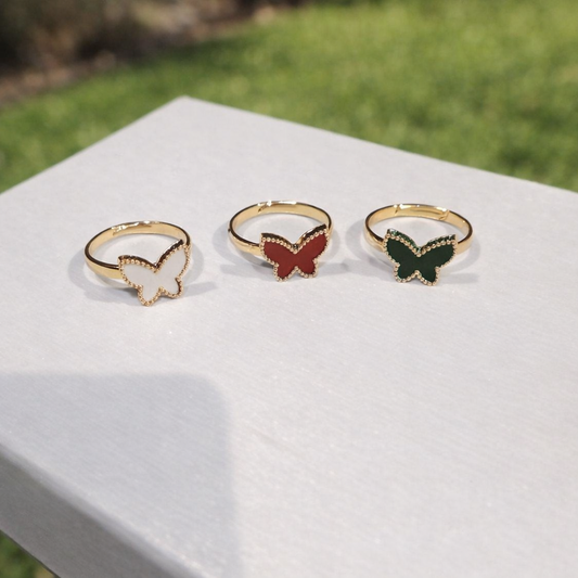 Trendy Enamel Fashion Rings
