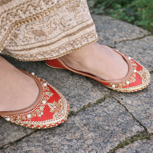 Royal Red formal   Khussa