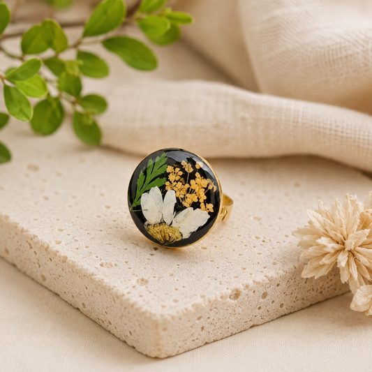 Black Big Ring