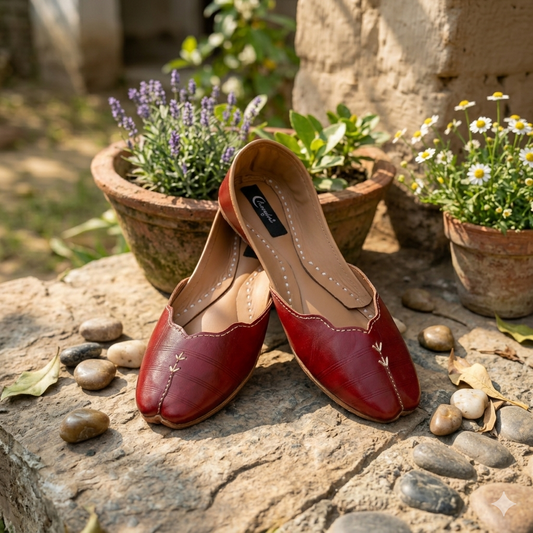 maroon casual  Khussa