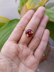 Flat Pressed Resin Preserved Fresh Petal Charms Epoxy Dried Flower Rose  Ring jewelry