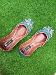 CHF_353_ Sea Green Khussa
