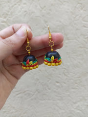 polymer clay  small  jhumki