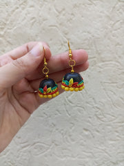 polymer clay  small  jhumki