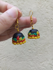 polymer clay  small  jhumki