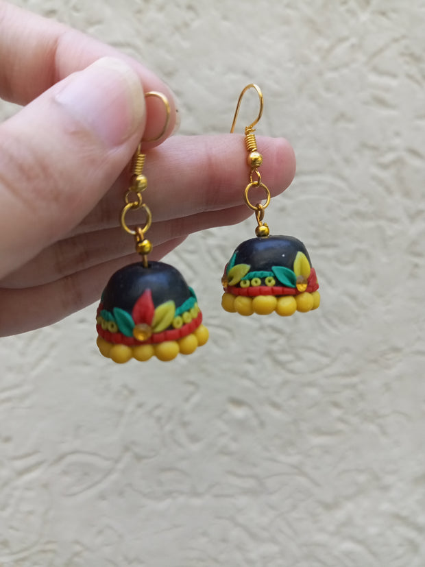 polymer clay  small  jhumki