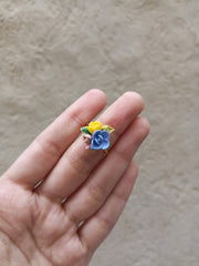 polymer clay light colour multi ring
