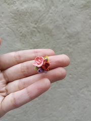 polymer clay dark colour multi ring