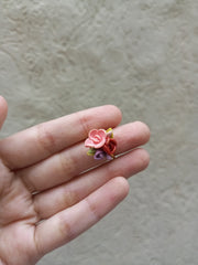 polymer clay dark colour multi ring