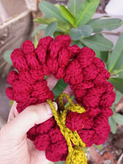 Handmade Crochet rose  Gajra ( 1 pair)