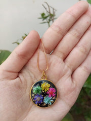 RESIN PRESERVED DOUBLE SIDE PENDENT (WITH CHAIN)