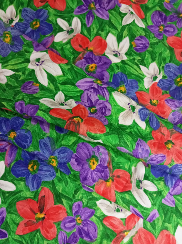 2PC- WINTER COTTON PRINTED  SUIT