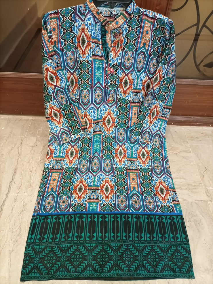 PRINTED LINEN SHIRT