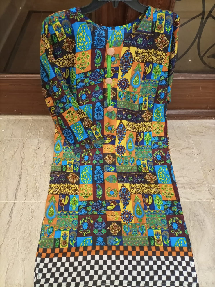 PRINTED LINEN SHIRT