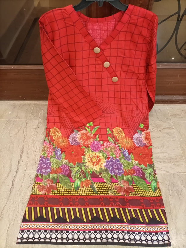 PRINTED LINEN SHIRT
