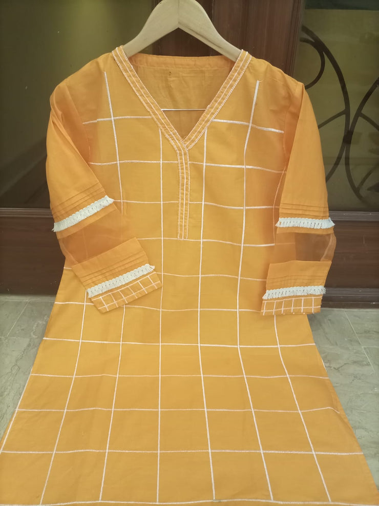 Embroidrey lawn shirt