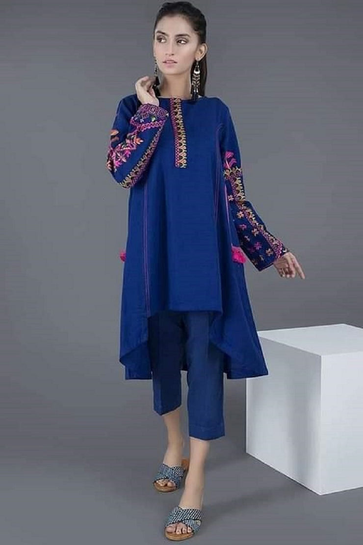 Embroidrey lawn shirt