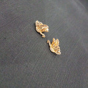 Butterfly Golden  Ear Stud