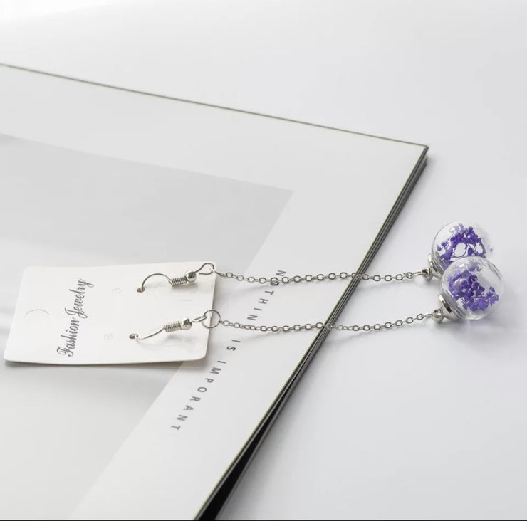 Crystal Ball   Earsrings