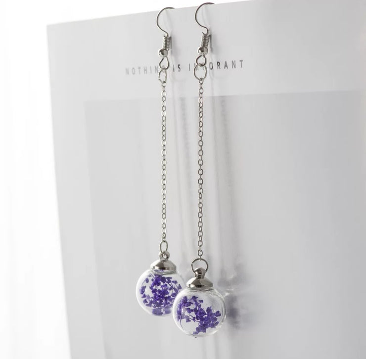 Crystal Ball   Earsrings