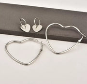 Double Heart   Earrings
