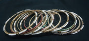 Multi Shade  Pearls Bangles