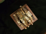 Golden  Stone Bangles