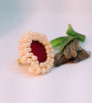 Pearls  Ring ( adjustable)