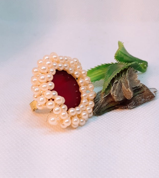Pearls  Ring ( adjustable)