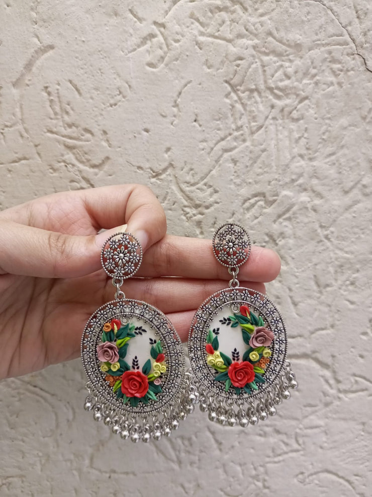 polymer clay jhumka