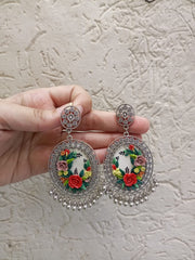 polymer clay jhumka