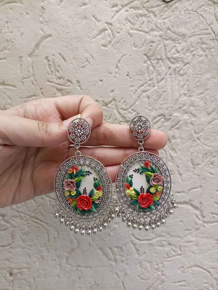 polymer clay jhumka
