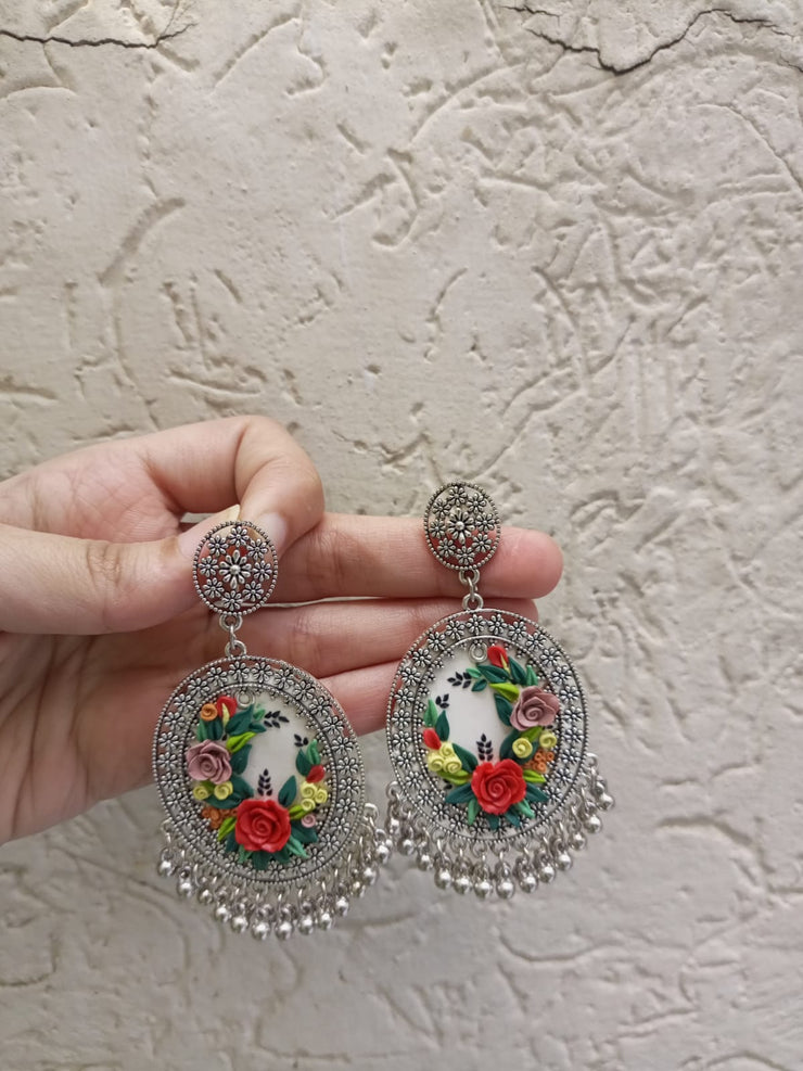 polymer clay jhumka