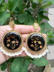 CUSTOM  JHUMKA WITH NAME " EMAN "
