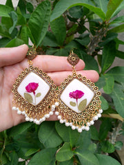 PRESERVE ROSE BUD JHUMKA GOLDEN